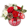 Christmas Village Bouquet - Standard. An arrangement by Sueppel's Flowers.