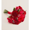 Prom Bouquet - Red and Burgundy - Standard. An arrangement by Sicola's Florist.