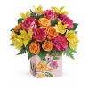 Teleflora's Painted Blossoms Bouquet deluxe