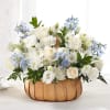 The Sincerely Heartfelt Basket - Premium. An arrangement by Honie Rose Design.
