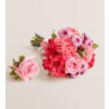The Prom Bouquet and Boutonniere - Pink - Standard. An arrangement by Flowers of Jacksonville.