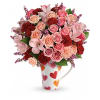 Teleflora's Lovely Hearts Bouquet premium