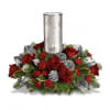 Teleflora's Silver Glow Centerpiece premium