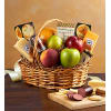 Fruit & Gourmet Basket For Sympathy premium