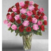 Ultimate Elegance™ Long Stem Pink & Red Roses premium