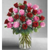 Ultimate Elegance™ Long Stem Pink & Red Roses standard