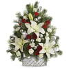 Teleflora's Sparkling Silver Tree deluxe