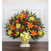 Heartfelt Tribute Bright Floor Basket standard