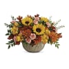 Teleflora's Autumn Sunbeams Centerpiece standard