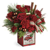 Teleflora's Merry Vintage Christmas Bouquet deluxe