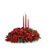 The FTD® Lights of the Season™ Centerpiece deluxe