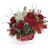 Teleflora's Christmas Day Sleigh Bouquet premium