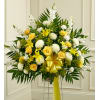 Heartfelt Sympathies Yellow Basket premium