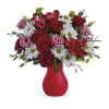 Teleflora's Kissed With Crimson Bouquet deluxe