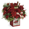 Teleflora's Merry Vintage Christmas Bouquet premium