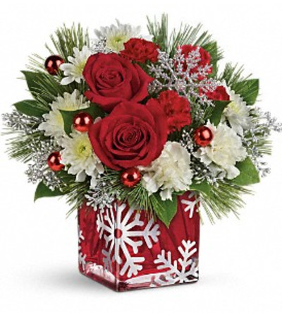 Teleflora's Silver Christmas Teleflora's Silver Christmas