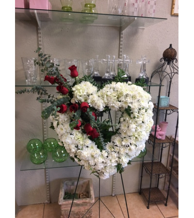 Standing Funeral Heart Standing Funeral Heart