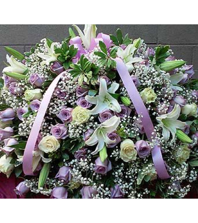 Lav Roses with White Accents GF-CC13 Lav Roses with White Accents GF-CC13