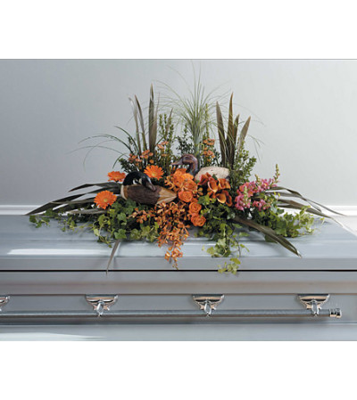 Duck Decoy Casket Spray SF89-11 Duck Decoy Casket Spray SF89-11
