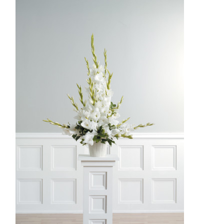 Gladiolus Pedestal Arrangement CTT5-11 Gladiolus Pedestal Arrangement CTT5-11