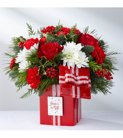DaySpring® Jesus is the Gift™ Bouquet By FTD® DaySpring® Jesus is the Gift™ Bouquet By FTD®
