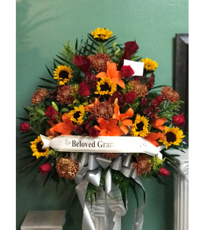 Basket W/ Banner Basket W/ Banner