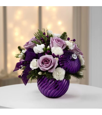 Purple Ornament Arrangement Purple Ornament Arrangement