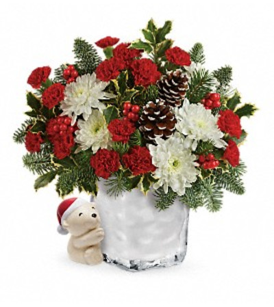 Huggy Bear Christmas Bouquet Huggy Bear Christmas Bouquet