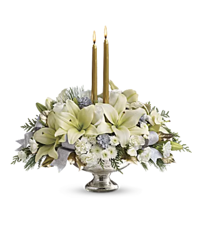 Silver and Gold centerpiece Silver and Gold centerpiece