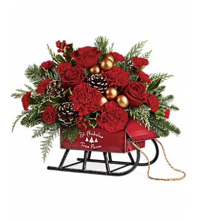 Vintage Tree Farm Sleigh Vintage Tree Farm Sleigh
