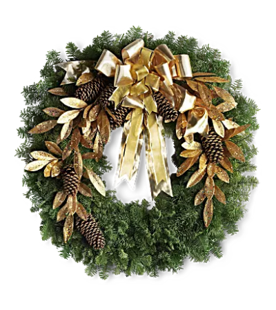Gold and Glitter Wreath Gold and Glitter Wreath