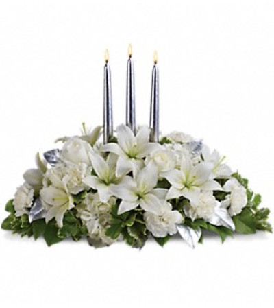 Elegant Silver Centerpiece Elegant Silver Centerpiece