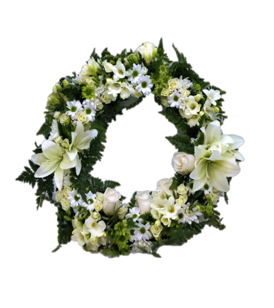 Green and White Wreath Green and White Wreath