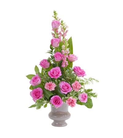 Peaceful Pink Small Urn Peaceful Pink Small Urn