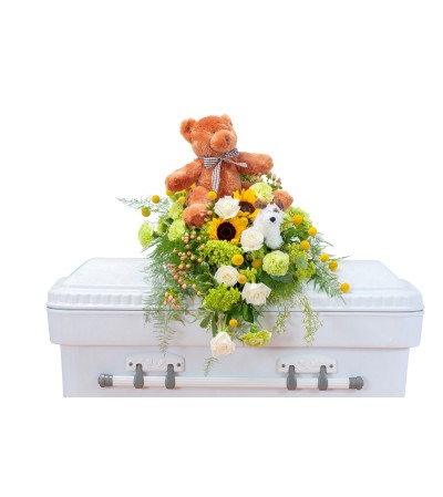 Tiny Angels Casket Spray Tiny Angels Casket Spray