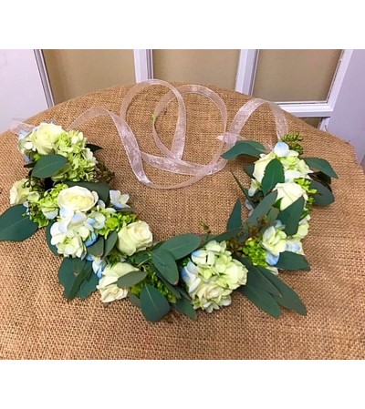 Blue Hydrangea Flower Crown Blue Hydrangea Flower Crown
