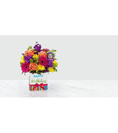 Happy Birthday Brights Bouquet Happy Birthday Brights Bouquet