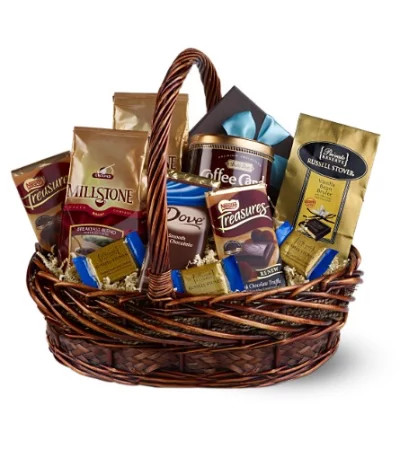 Teleflora's Chocolate & Coffee Basket Teleflora's Chocolate & Coffee Basket
