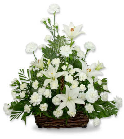 Serene Lily Basket Serene Lily Basket