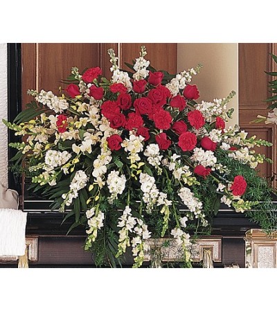 Cherish the Moments Casket Spray Cherish the Moments Casket Spray