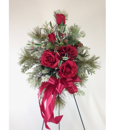 Winter Silk Sympathy Spray Winter Silk Sympathy Spray