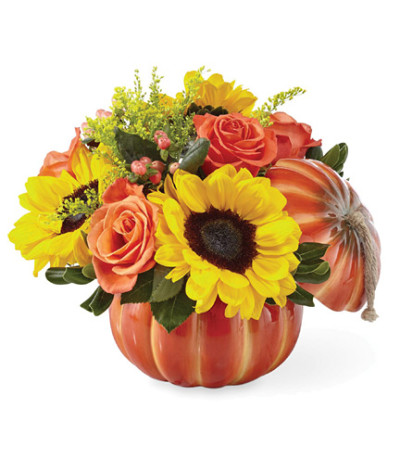 Fall Bountiful Ceramic Pumpkin Fall Bountiful Ceramic Pumpkin