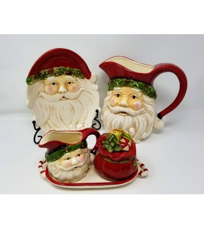 Retro Santa Serving Set Retro Santa Serving Set