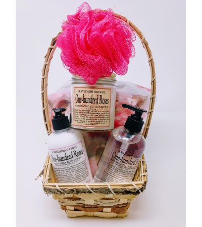 Rose Romance Spa Basket Rose Romance Spa Basket