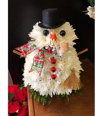 "Frost E. Winters" Floral Snowman "Frost E. Winters" Floral Snowman