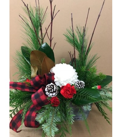 Rustic Winter Centrepiece Rustic Winter Centrepiece
