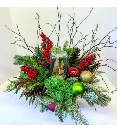 Rustic Winter Scene Rustic Winter Scene