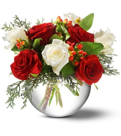 rose bowl of Christmas rose bowl of Christmas