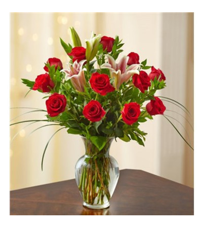 One Dozen Romance with Lilies One Dozen Romance with Lilies