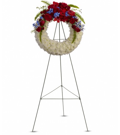 Reflections of Glory Wreath by Teleflora Reflections of Glory Wreath by Teleflora
